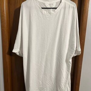 Helmut Lang White Short Sleeve Tee